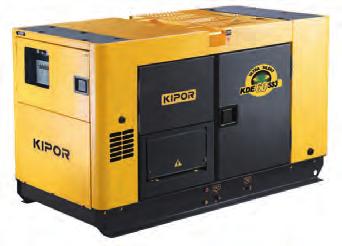 GENERAATTORI KIPOR KDE45SS3 Koteloitu erittäin hiljainen nestejäähdytteinen dieselgeneraattori. Ulosotot 2 kpl pistoke 220V ja 1 kpl kaapeliliitäntä 400V.