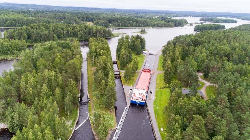 Kuurnan voimalaitoksen valmistumisen jälkeen v 1971 kanavat jäivät pois käytöstä. Osa kanavista jäi veden alle Pielisjoen korkeuden noustessa voimalaitosten yläjuoksulla.