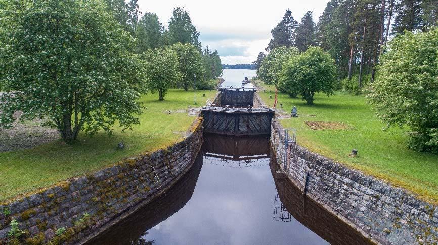 Esimerkiksi Paiholan sulkukanava piirtyy varsin selvästi ilmakuvassa ja Nesterinsaaren sulkukanavan havaittiin vielä olevan osaksi säilynyt, vaikka oletettiin sen jääneen Kaltimon voimalaitoksen