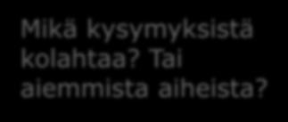 Tasapaino Miten vapaaehtoisuus sopii yhteen muiden roolien kanssa? Mikä muu elämässä on mielekästä?