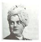 Toisessa kuvassa (kuva 36) ja kuvatekstissä esitellään toinen uudemman hindulaisuuden merkkihenkilö, Narendranath Vivekanda: Kuva 36.