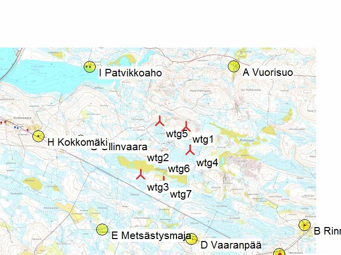 Liite 2 (1/2) Project: Illevaara SHADOW - Main Result Calculation: RES H190 D180 181003 Assumptions for shadow calculations Maximum distance for influence Calculate only when more than 20 % of sun is