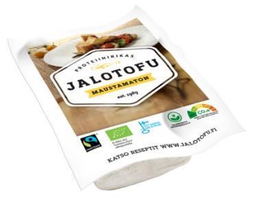 Tofu ja tempe Reilun kaupan soijapavuista Jalotempe 2