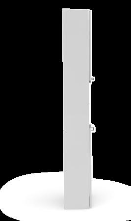 Korkeat kaapit pienillä syvyysmitoilla, korkeus 182 cm 182 cm Kiinteä hyllylevy 182 cm Kiinteä hyllylevy 20 ja 25 cm KKR KKRA Säädettävät hyllyt kpl 3 4 Pyykkikorit kpl - - Säilytyskorit kpl - -