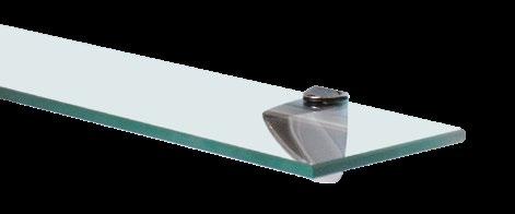 ERILLISET LASIHYLLYT Leveys cm Syvyys cm Tuotenro Kannakkeet kpl Hinta 40 12,5 LH40 2 55 45 12,5 LH45 2 57 50 12,5 LH50 2 59 Hintaan sisältyy: - 8 mm paksu karkaistu lasihylly - kannakkeet 55 12,5