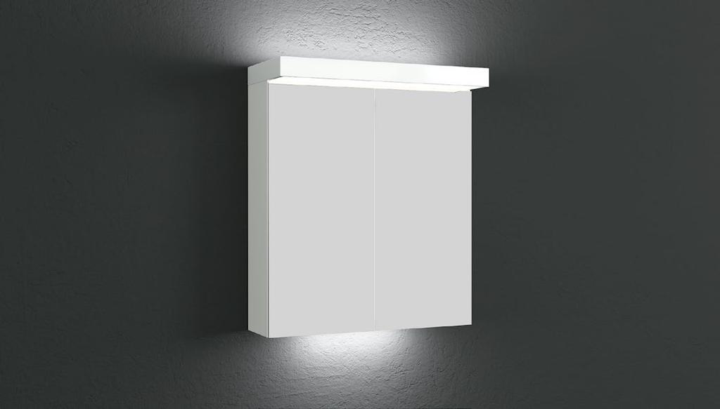 Energiaa säästävässä valoihmeessä ECOLIGHTISSA on riittävästi tehoja kylpyhuoneen ainoaksi valolähteeksi. Jo 60 cm leveänä se valaisee yksinään 6-8 neliön kylppärin!
