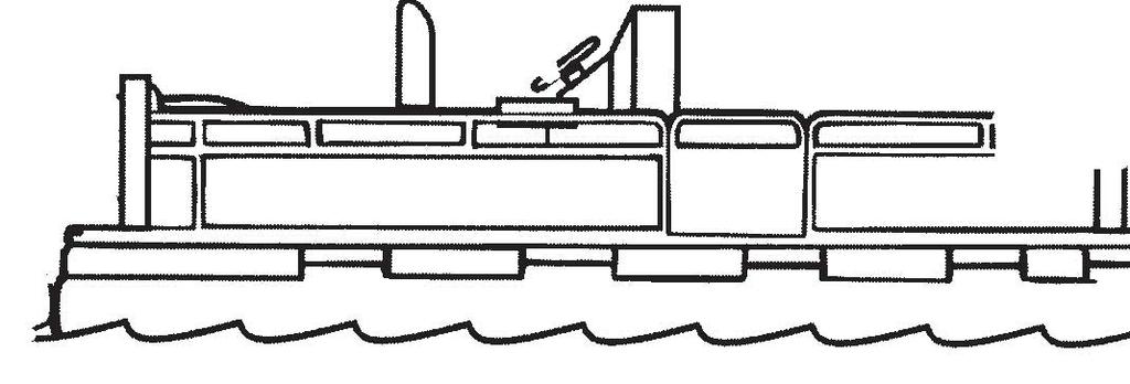 Os 3 - Vesillä Veneet, joiden etupäähän on sennettu korkejlustiset klstustuolit Korotettuj klstustuolej ei ole trkoitettu käytettäviksi, kun vene kulkee tyhjäkäyntiä ti uistelu nopemmll vuhdill.