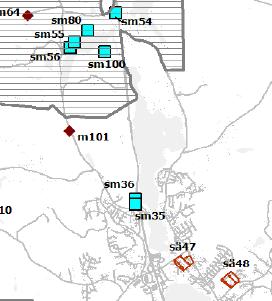10 Ote Jyväskylän kaupungin yleiskaavan kartasta 5/7 Kulttuuriympäristökartalla (5/7) yleiskaavarajaukseen sisältyy muinaismuistokohteet sm35 ja sm36 Kirrissä.