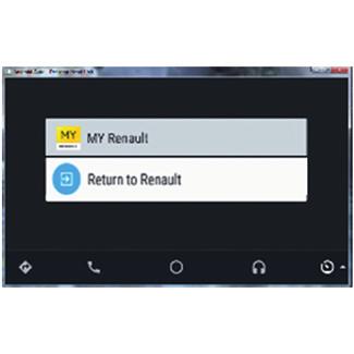 1 My Renault-sovelluksen aktivointi Android Auto -sovelluksessa Voidaksesi aktivoida My Renaultsovelluksen Android Auto -sovelluksessa: lataa ja asenna My Renault -sovellus.