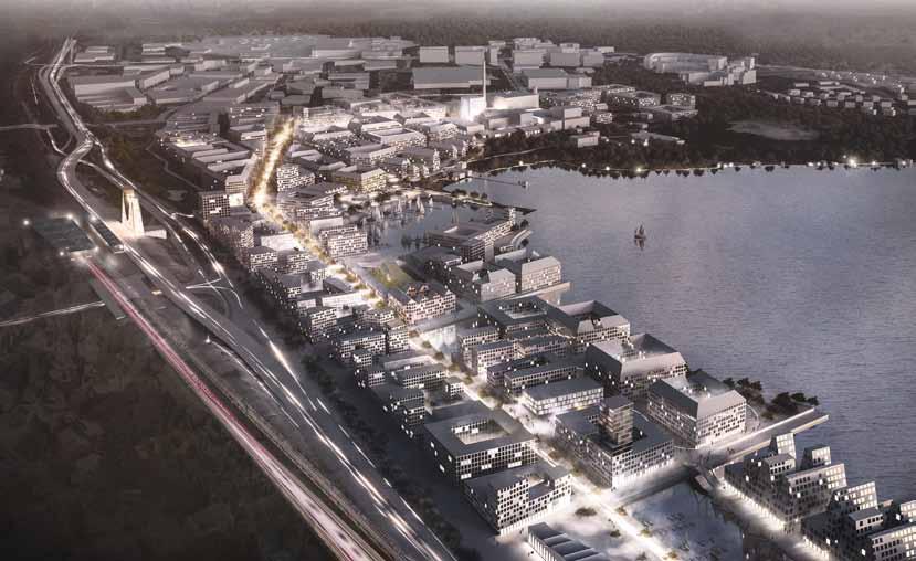 palkinto shared 2nd prize Hiedanrannan innovaatiolahti, Mandaworks AB, Schauman & Nordgren Architects Oy Ab palkitut ehdotukset awarded entries jaettu 2.