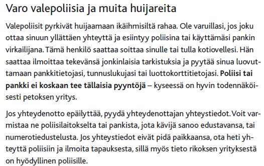 Turvallisen vanhuuden puolesta