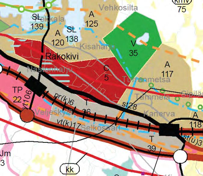 Selostus A-2742 12 (19) 3.2 Suunnittelutilanne 3.2.1 Kaava-aluetta koskevat suunnitelmat, päätökset ja selvitykset Maakuntakaava Päijät-Hämeen maakuntakaava 2014 on tullut voimaan MRA 93 mukaisten kuulutusten myötä.