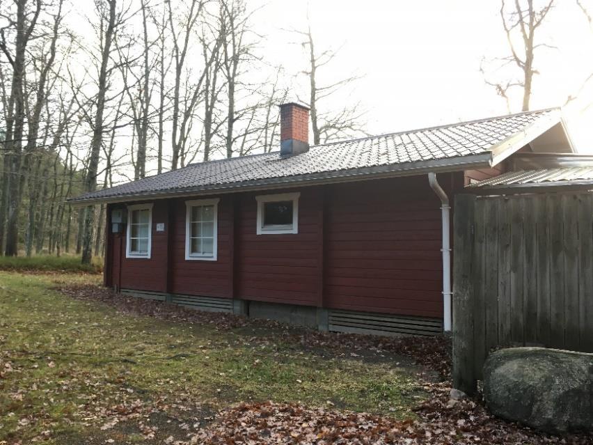 Lomarakennus kaava-alueen pohjoisosassa