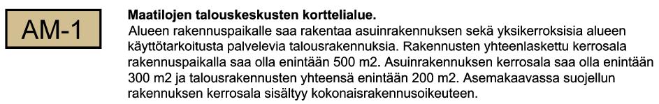 (rakennuspaikka 1) Kortteli 7 Korttelit 1, 3