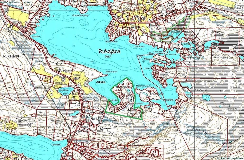 3.1 Selvitys suunnittelualueen oloista 3.1.1 Alueen yleiskuvaus Alue on hyvin matkailu- ja lomarakentamiseen soveltuvaa kaunista rantamaastoa.