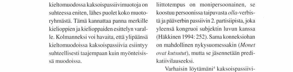 kaksoispassiiveja on kaikkiaan 30.