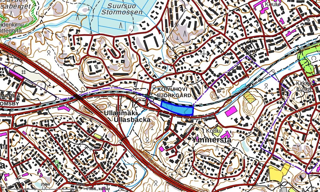 Raideliikenteen tärinäselvitys Kortteli 502, Koivuhovi, Kauniainen 1 YLEISTÄ Promethor Oy mittasi 30.8. 8.9.