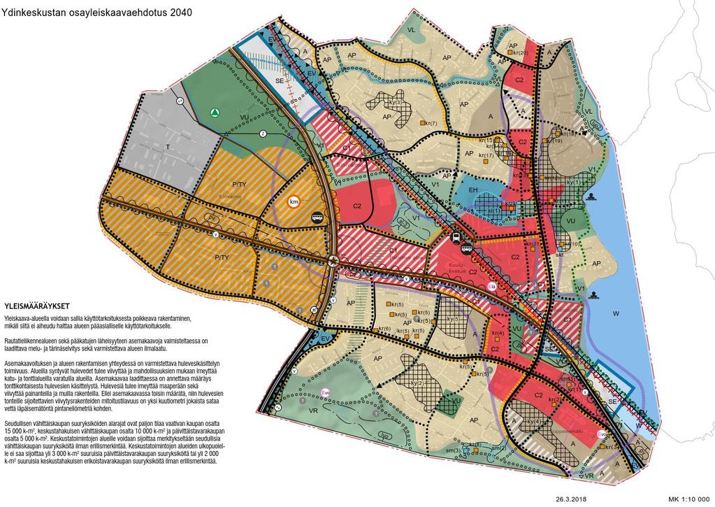 1 1. YLEISTÄ Ylöjärven kaupungissa on käynnissä Ylöjärven ydinkeskustan osayleiskaavan (OYK) muutoshanke (Ydinkeskustan osayleiskaava 2040).