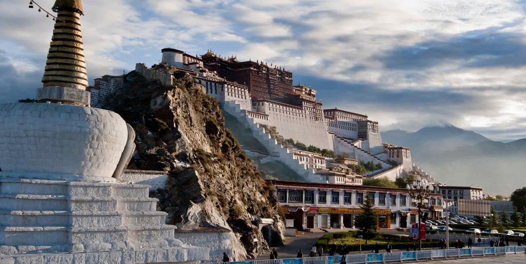 Tiibet ja Xi an Lhasan Potalan palatsi,