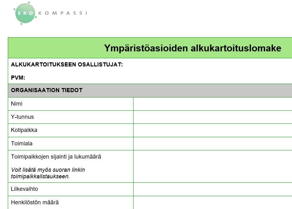 Ekokompassin 10 kriteeriä 3.