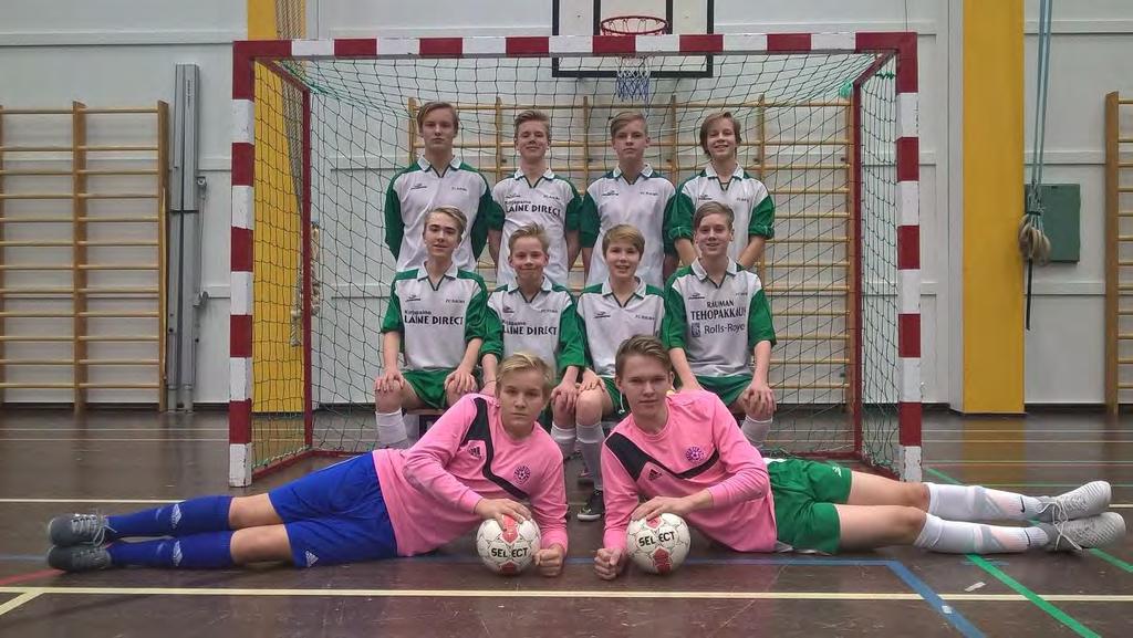 FUTSALIN PIIRINMESTARIJOUKKUEET 2016-2017 Pojat 20, LiePa Aleksi Pennanen, Antti Puodinketo, Lassi Pitkänen, Niklas Vello, Samuli Aatsinki, Otto Suikki, Miro Maunu, Vertti Laine, Roope Pulli,