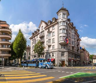 Hotelli Drei Könige / Luzern *** Luzernin keskustassa sijaitseva jo yli 100 vuotta toiminnassa ollut hotelli, joka tarjoaa