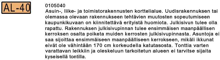 - Tonttien tasaaminen