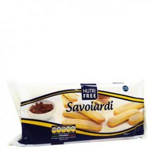 21566158 NUTRIFREE, SAVOIARDI - KISSANKIELIKEKSI Makeat ja kevyet savoiardit ovat gluteenittomia keksejä, jotka sopivat erinomaisesti esimerkiksi kahvin kanssa nautittavaksi.