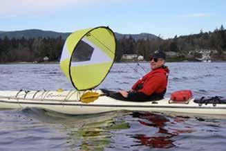 Purjeet ja pehmusteet Windpaddle purjeet Windpaddlen purjeet kolmena eri kokona Scout -