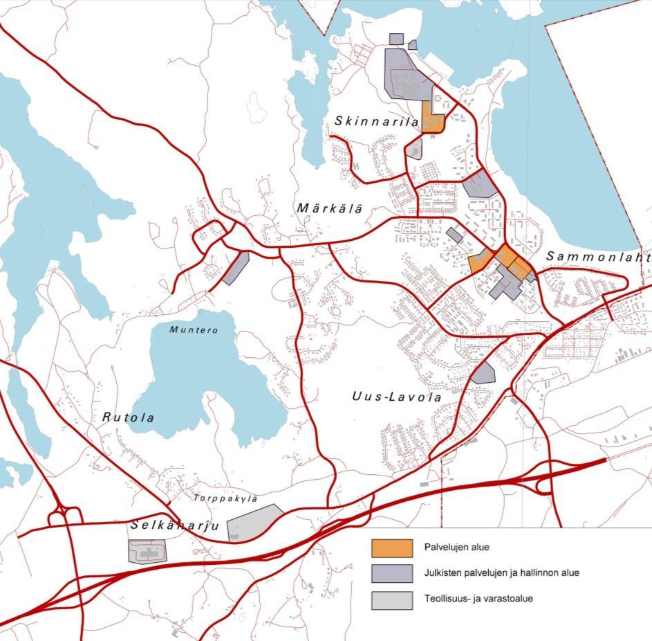 Lappeenrannan keskustaajaman osayleiskaava Läntinen osa-alue Kaavaselostus 66 Kuva 35.