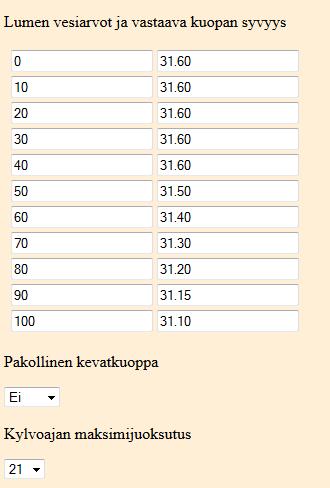 Simulointimalli Järvien säännöstelyvaihtoehtojen kuvaamiseen kehitettiin simulointimalli, joka kuvaa järvien laskentaa erilaisissa vesitilanteissa.