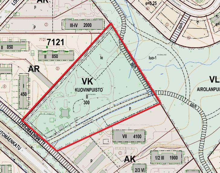 Kuovin leikkipuisto Lehtomäki kalusteiden, leikkivälineiden ja turva-alustojen