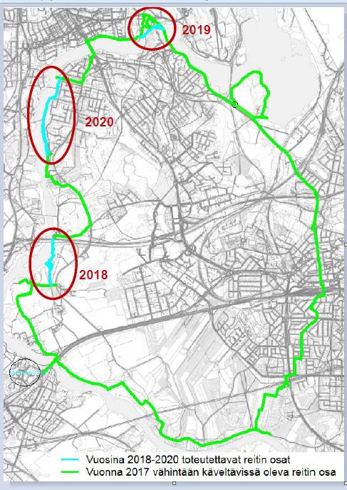 Reitti on luontopolkutyyppinen pitkospuureitti, jonka leveys on n. 1 metri.