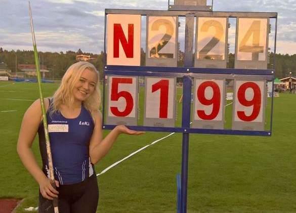 ) Helmi Karjainen (T15 2000m 8. ja 800m 16.) Manu Mäenpää (P14 korkeus kultaa ja kolmiloikka hopeaa) Leevi Lampén (P14 korkeus 5. ja kuula 5.