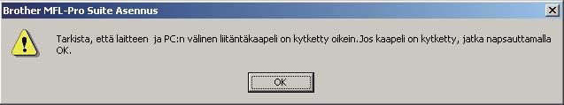 Asennus jtkuu utomttisesti. Asennusikkunt tulevt näkyviin toinen toisens jälkeen. c Jos käytössä on Windows XP/XP Professionl x64 Edition, odot hetki, että Brother-ohjinten sennus lk utomttisesti.