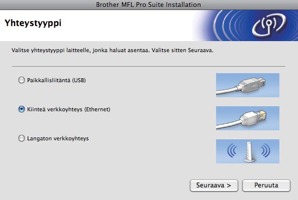 Lngllinen verkko Mcintosh Lngllisen verkkoyhteyden käyttäjät (Mc OS X 10.3.