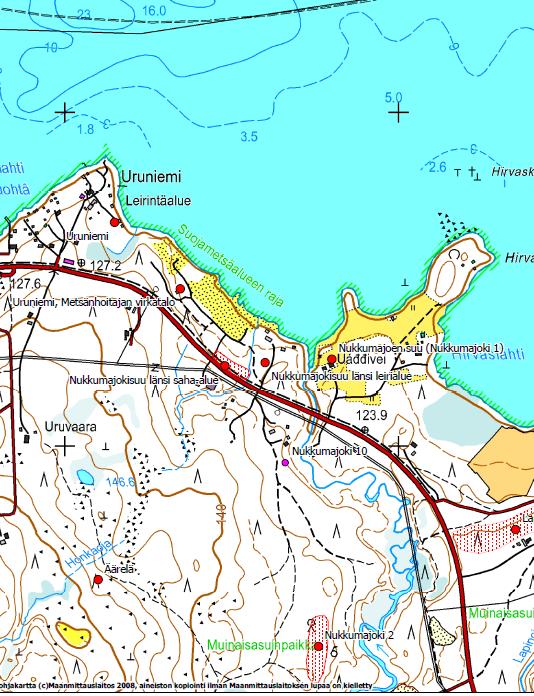 Alueella on luonnontilaisia lähivirkistysalueita ja metsätyyppi on kuivahkoa kangasta.