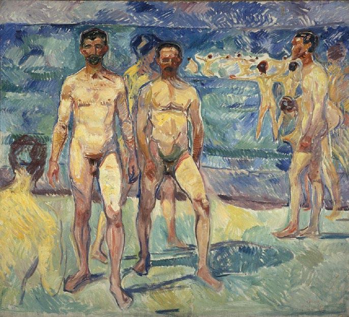 MINÄKUVA Kuva 24. Edvard Munch, Badende menn, 1907 1908.