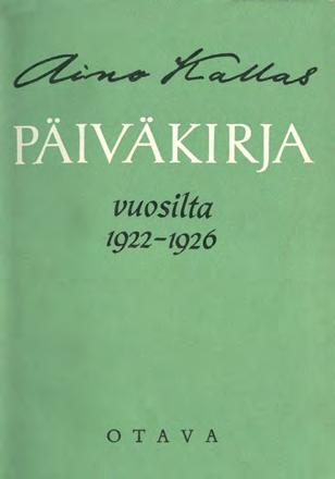 In de dagboeken die betrekking hebben op de periodes 1922-1926 en 1927-1931, vertelt zij over de tijd dat zij samen met haar Estische man, Oskar Kallas, in Londen heeft gewoond.