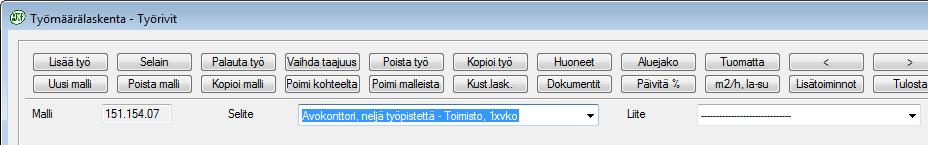 Poista töitä usealta laskentamallilta Voit