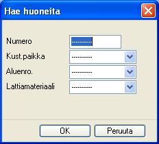 Ohjelma aukaisee Excel taulukon, johon tulee automaattisesti Projektin tiedot ja Projektin neliötiedot sekä mitoituksen