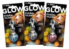 74 (4,99) Glow Vilkkuvaljaat koot S, M, L useita eri värejä vilkku tai