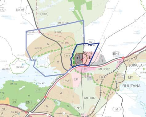 Suurin osa alueesta on metsää. Suunnittelualueella sijaitsee jätteenkäsittelykeskus, asfalttiasema ja varastoalueita. Tarastenjärven osayleiskaavaalueella ei ole asutusta. 2.