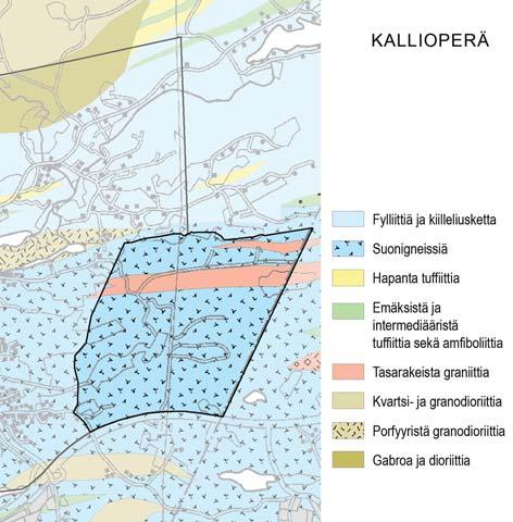 2 LÄHTÖKOHDAT perän ruhjevyöhykkeitä alueella ei ole havaittavissa. Ruhjeisuuden havainnointia haittaavat runsaat maapeitteet. Maaperä Maaperä käsittää kallioperää peittävän irtomaakerroksen.
