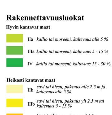 2 LÄHTÖKOHDAT musalueella tulee huomioida paikoittaiset hyvinkin paksut pehmeiköt.