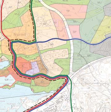 Pitkämatkainen joukkoliikenne Tampereen keskustan ja Teiskon välillä on suunniteltu kulkemaan Nurmi-Sorilan keskustan kautta.