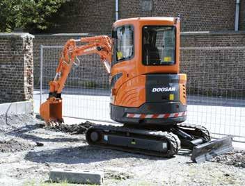 Doosan ja hydrauliset kaivukoneet: kaksi korkean suorituskyvyn mallia Kaksi mallia uusilla ominaisuuksilla Uudet (lyhytperäinen) hydrauliset kaivukoneet ja tarjoaa