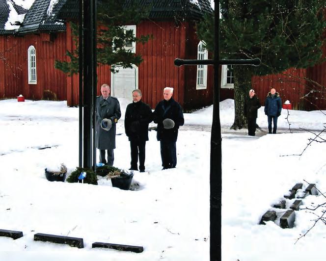 Kadettipiirin lippu oli mukana Jyväskylän tapahtumassa.
