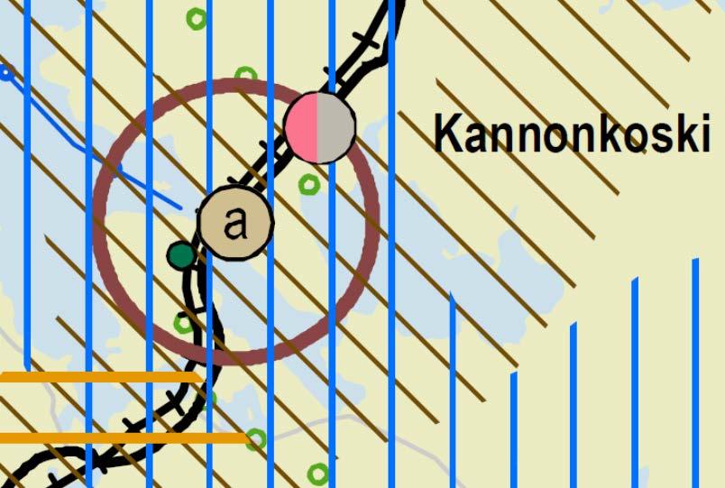 KANNONKOSKEN KIRKONKYLÄN N 2 SUUNNITTELUTEHTÄVÄN MÄÄRITTELY JA TAVOITTEET Asemakaavan laajennuksen ja muutoksen tarkoituksena on tarkastella mahdollisuutta muodostaa uusia omarantaisia ja kuivanmaan