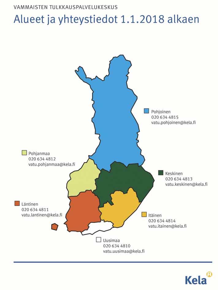 Kelan vammaisten tulkkauspalvelun